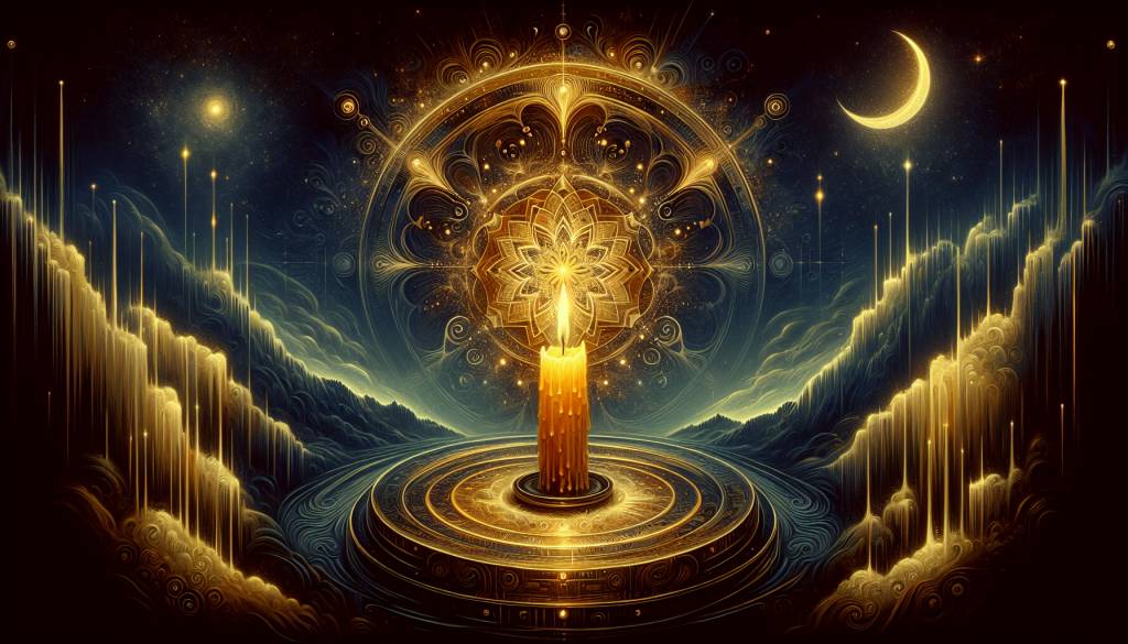 Bougie jaune signification spirituelle et rituels