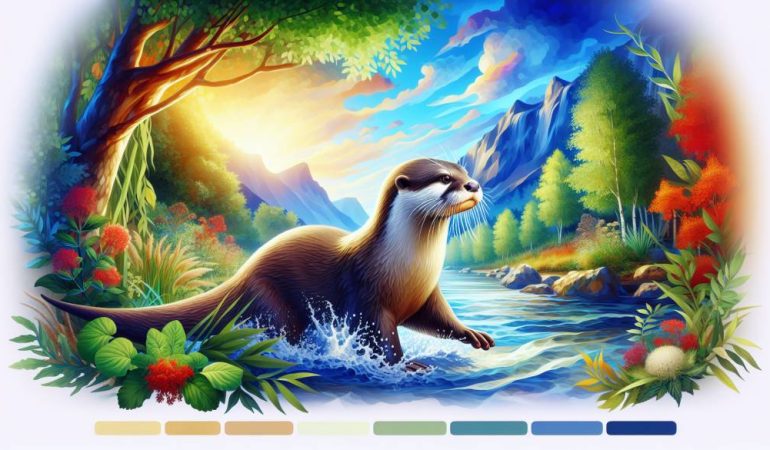 La loutre comme animal totem : interprétation et voie