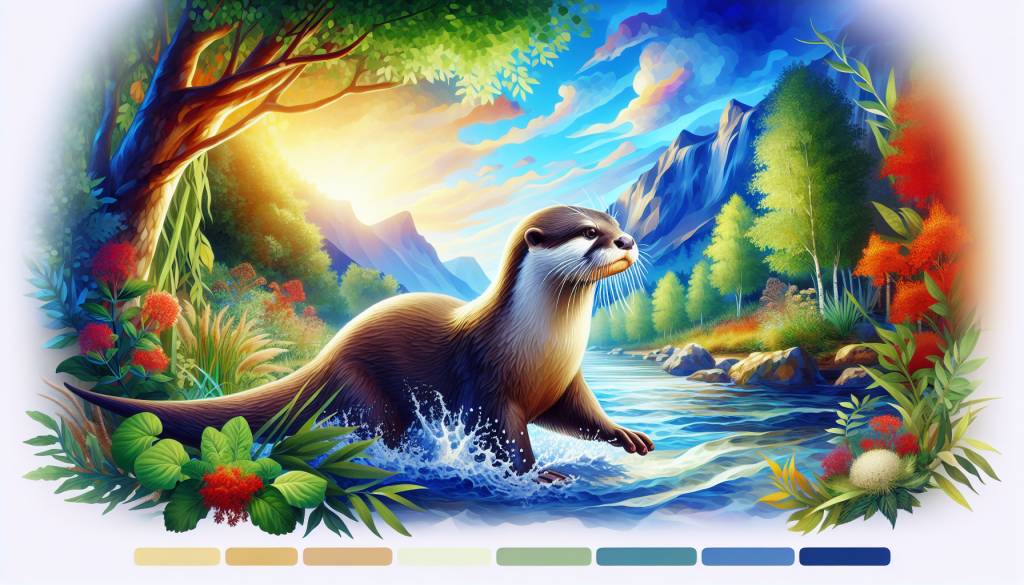 La loutre comme animal totem : interprétation et voie