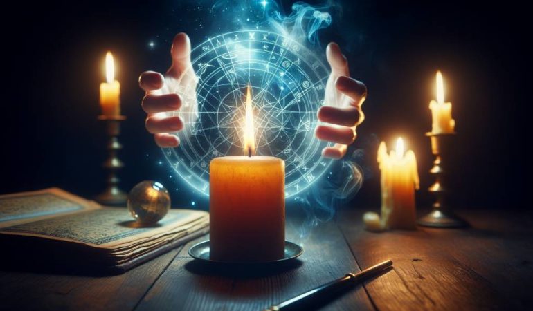 Bougie flamme vacillante signification dans la divination